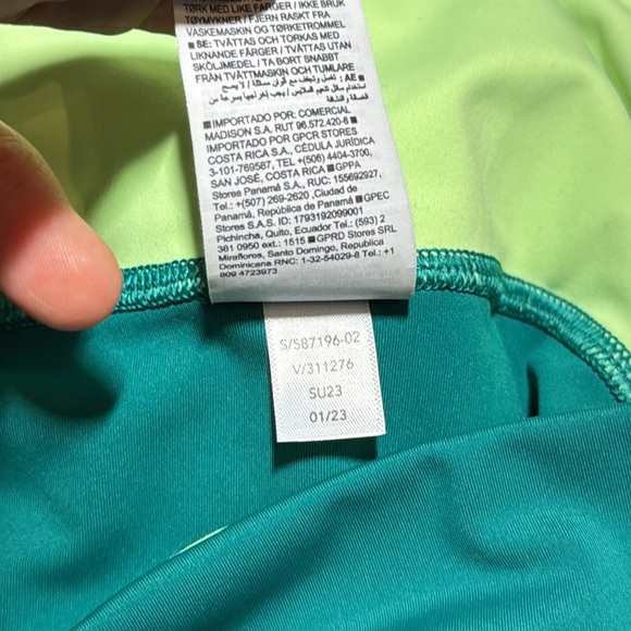 Athleta x Alicia Keys Elation 7/8 Green Crop Leggings size Small - Picture 10 of 11